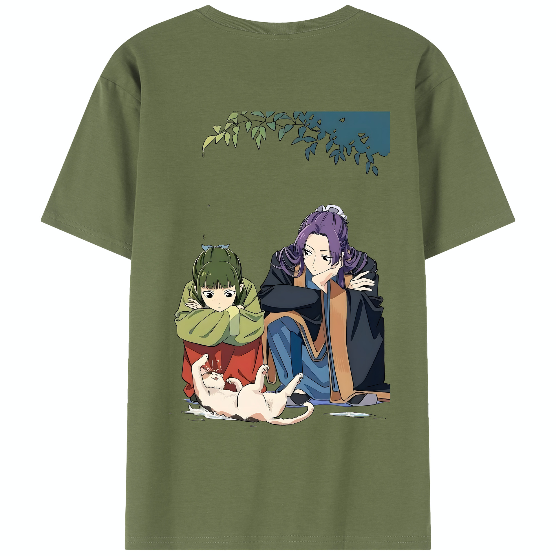 （画像用） 薬屋のひとりごと The Apothecary Diaries 綿100％半袖Tシャツ（背面プリント）